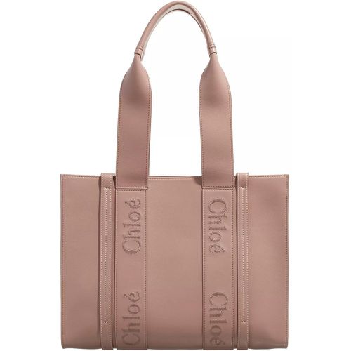 Tote - Medium Woody Tote Bag - Gr. unisize - in Gold - für Damen - Chloé - Modalova