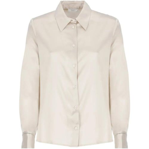 Beige Silk Shirt - Größe 42 - beige - PESERICO - Modalova