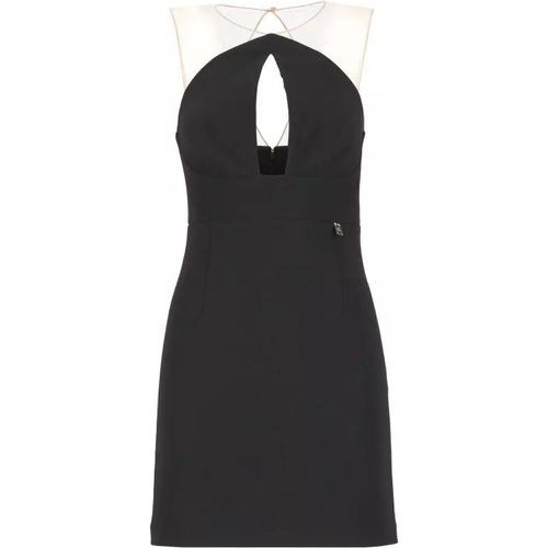 Crepe Dress - Größe 38 - black - Elisabetta Franchi - Modalova