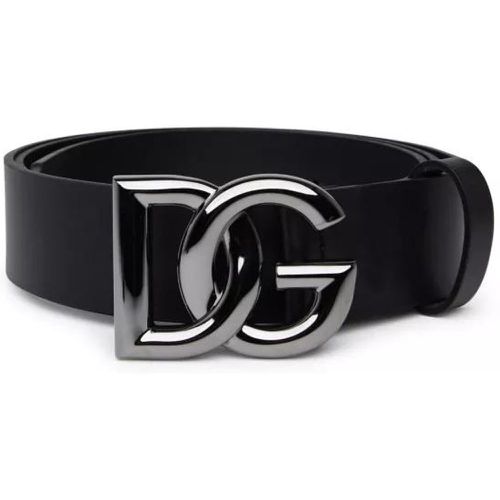 Gürtel - Black Leather Belt - Gr. 100 - in - für Damen - Dolce&Gabbana - Modalova