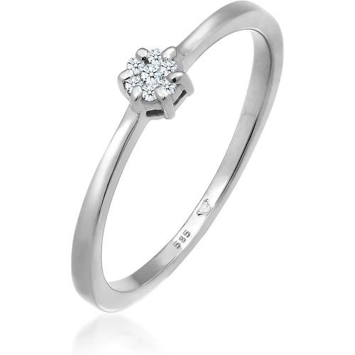 Ringe - Ring Verlobungsring Diamanten (0.045 ct.) 585 Weiß - Gr. 52 MM - in Silber - für Damen - Elli - Modalova