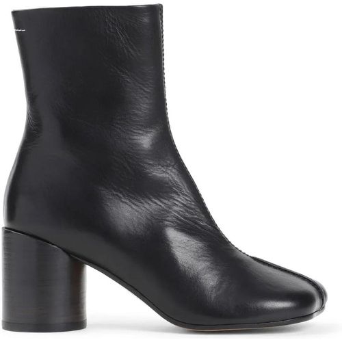 Boots & Stiefeletten - Black Calf Leather Ankle Boot - Gr. 38,5 (EU) - in - für Damen - MM6 Maison Margiela - Modalova