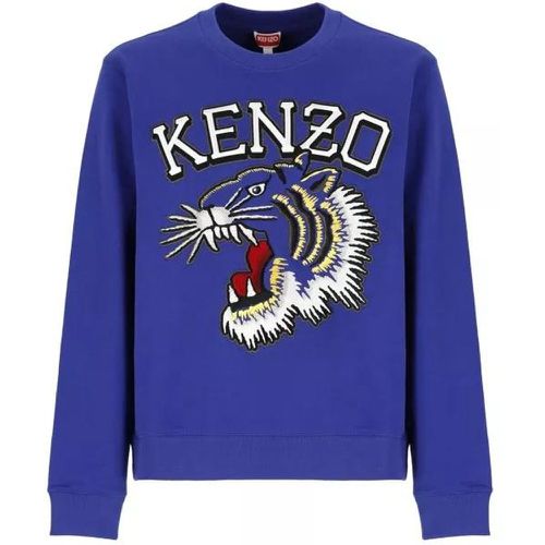 Blue Cotton Sweatshirt - Größe M - blue - Kenzo - Modalova