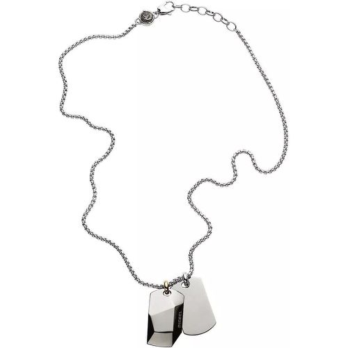 Halsketten - Necklace Double Dogtags DX1143040 - Gr. unisize - in Mehrfarbig - für Damen - Diesel - Modalova