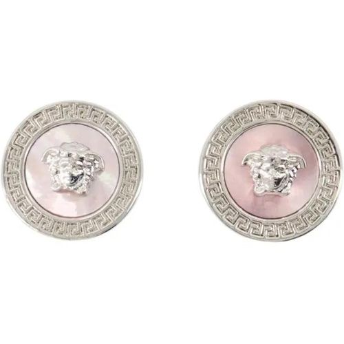 Ohrringe - Icon Earrings - Metal - Pink - Gr. unisize - in Silber - für Damen - Versace - Modalova