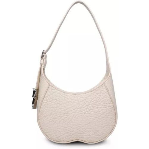 Shopper - Small 'Chess' Ivory Leather Bag - Gr. unisize - in - für Damen - Burberry - Modalova