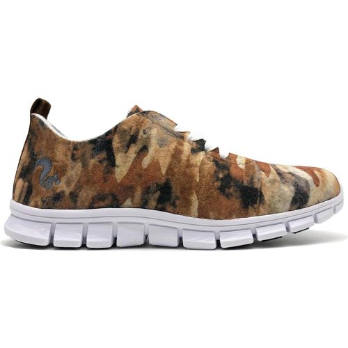 Low-Top Sneaker - ® PET Sneaker camo brown vegan aus recycel - Gr. 43 (EU) - in - für Damen - thies - Modalova