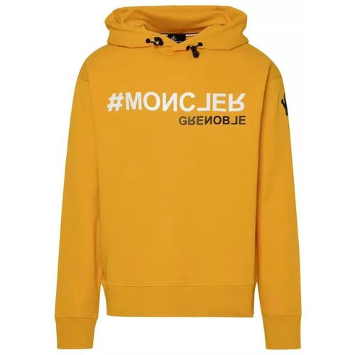 Logo Hooded Sweatshirt - Größe L - yellow - Moncler - Modalova