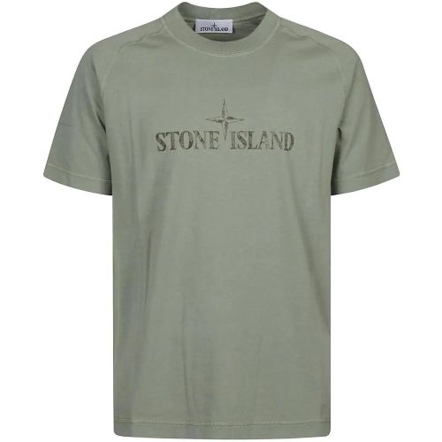 T-shirt Green - Größe L - Stone Island - Modalova