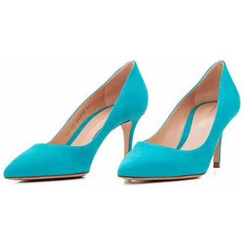 Pumps & High Heels - Turquoise Suede Pumps - Gr. 36,5 (EU) - in - für Damen - Gianvito Rossi - Modalova