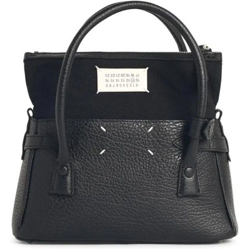 Shopper - 'East West' Black Leather Bag - Gr. unisize - in - für Damen - Maison Margiela - Modalova