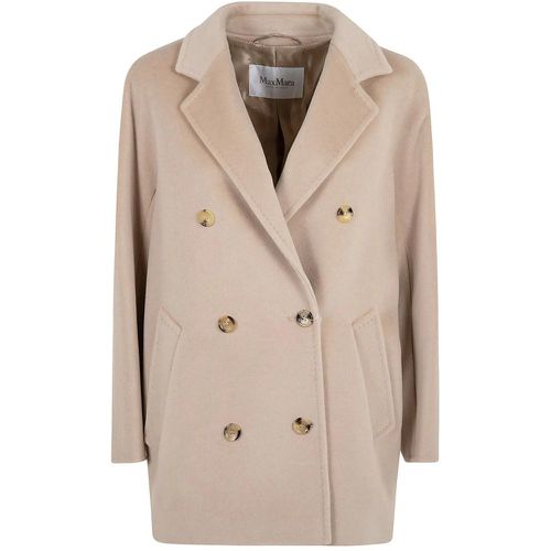 Double-Breasted Coat With Gold-Tone Buttons - Größe 36 - Max Mara - Modalova