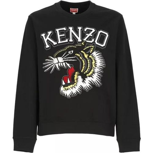 Tiger Varsity Sweatshirt - Größe L - black - Kenzo - Modalova