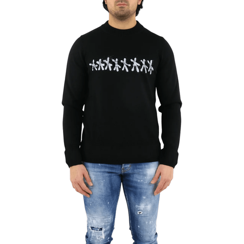 Heren Tufting Logo Knitwear Zwart - Größe L - Givenchy - Modalova