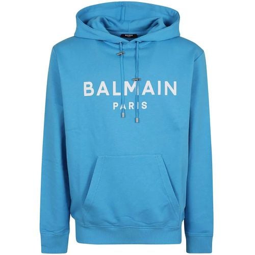 Printed Hoodie - Größe L - Balmain - Modalova