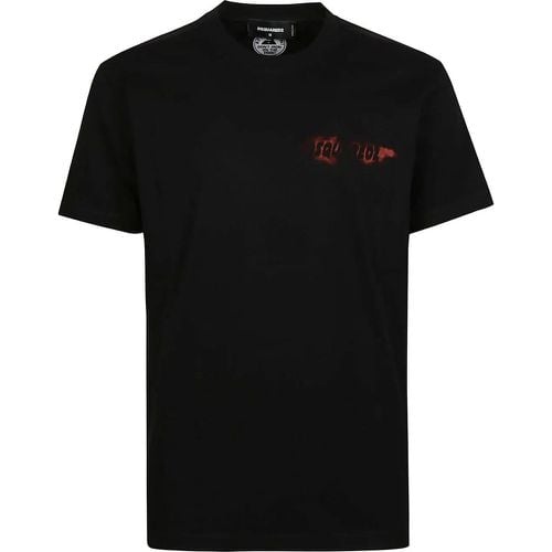 Cool Fit T-shirt Black - Größe L - Dsquared2 - Modalova