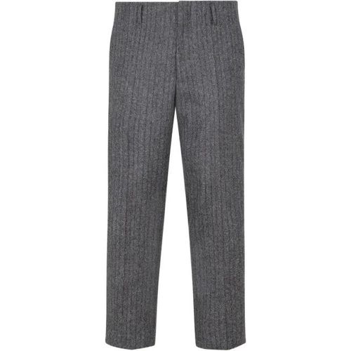 Gray Wool Paolo Pants - Größe 52 - Dries Van Noten - Modalova