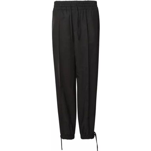 Lace-Up Trousers - Größe 34 - black - Jil Sander - Modalova