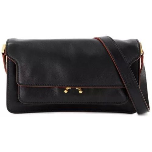 Shopper - Trunk Soft Ew Crossbody - Black - Leather - Gr. unisize - in - für Damen - Marni - Modalova