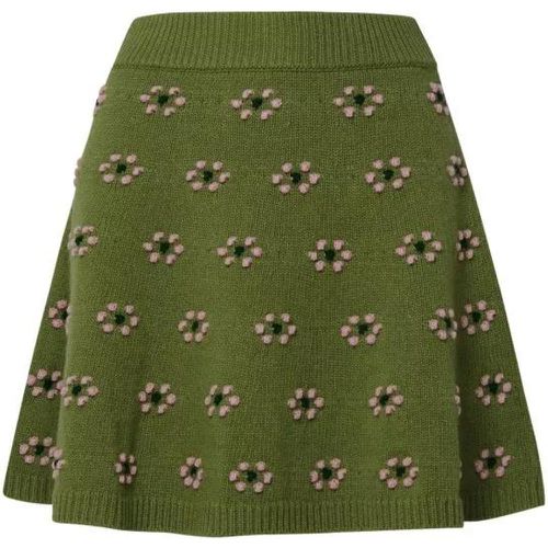 Green Wool Mini Skirt - Größe M - green - Kenzo - Modalova