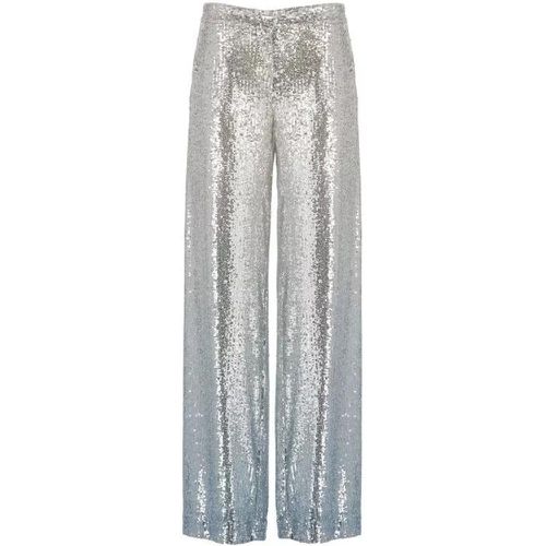Trousers With Paillettes - Größe 40 - gold - bazar deluxe - Modalova