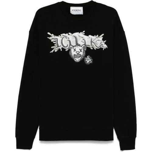 Printed Sweatshirt - Größe M - Iceberg - Modalova