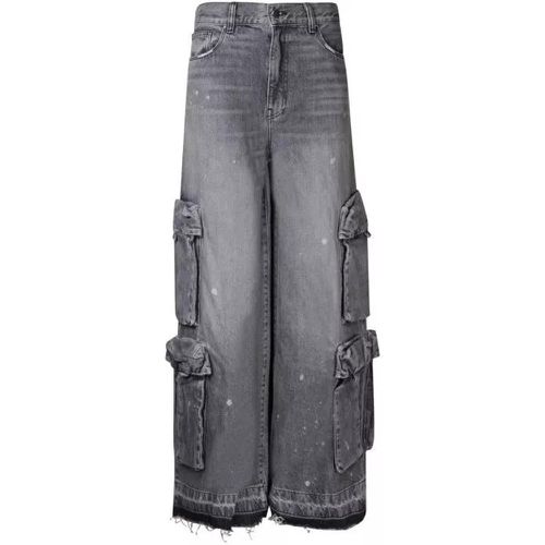 Grey Cotton Jeans - Größe 26 - gray - Amiri - Modalova