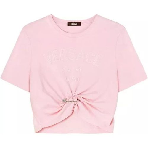 T-Shirt Milano Stamp Pink - Größe 38 - pink - Versace - Modalova