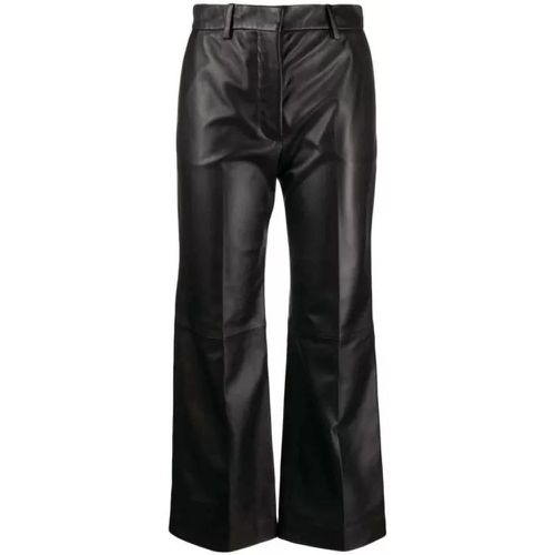 Talia Leather Cropped Trousers - Größe 36 - black - joseph - Modalova