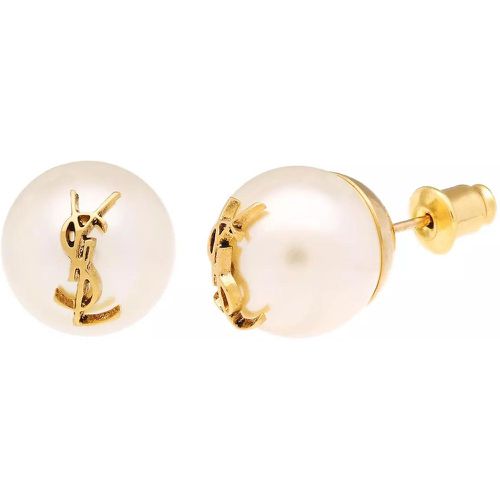 Ohrringe - Cassandre Pearl Earrings - Gr. unisize - in - für Damen - Saint Laurent - Modalova