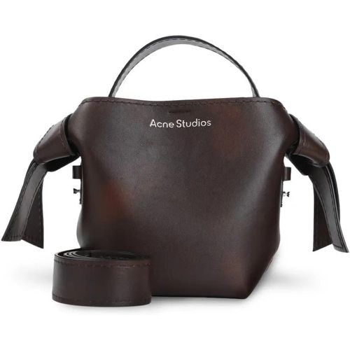 Shopper - Musubi Mini Dark Brown Calf Leather Handbag - Gr. unisize - in - für Damen - Acne Studios - Modalova