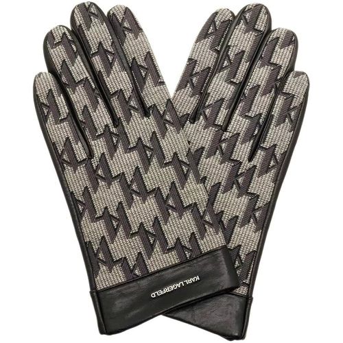 Handschuhe - K/Monogram Jkrd Glove - Gr. L - in - für Damen - Karl Lagerfeld - Modalova