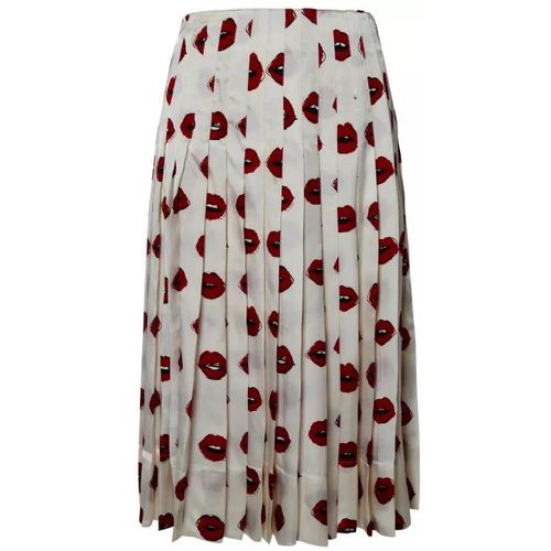 Tudi' Skirt In Ivory Cupro - Größe 4 - Khaite - Modalova