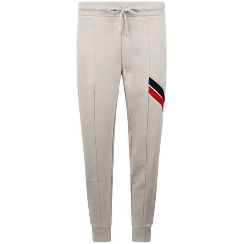 Tricolour Trim Sweatpants - Größe L - grau - Moncler - Modalova