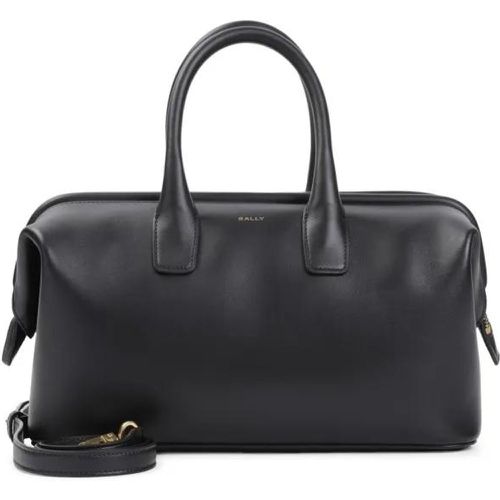 Shopper - Black Calf Leather Top Handle Handbag - Gr. unisize - in - für Damen - Bally - Modalova