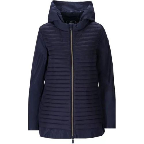 Morena Blue Hooded Jacket - Größe XL - blue - Save the Duck - Modalova