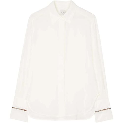 Chemisier blanc soie poignet ganse bayad�re W1R - Größe IT 38 - Paul Smith - Modalova