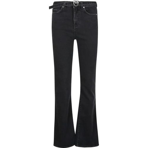 Flora Flare Jeans Black - Größe 25 - pinko - Modalova