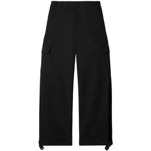 Black Ow Emb Drill Pants - Größe 48 - black - Off-White - Modalova