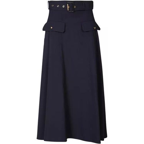 Blue High-Waist Skirt - Größe 42 - schwarz - alexander mcqueen - Modalova