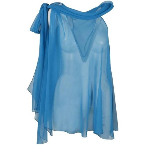 Silk Chiffon Blouse - Größe ONE SIZE - alberta ferretti - Modalova