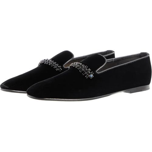 Slipper & Pantoletten - Embellished Velvet Pointed Mules - Gr. 37 (EU) - in - für Damen - Jimmy Choo - Modalova