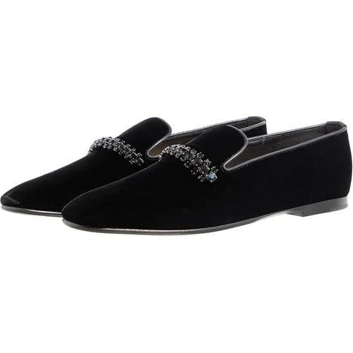 Slipper & Pantoletten - Embellished Velvet Pointed Mules - Gr. 39 (EU) - in - für Damen - Jimmy Choo - Modalova