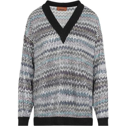 Multicolor Viscose Sweater - Größe 40 - Missoni - Modalova