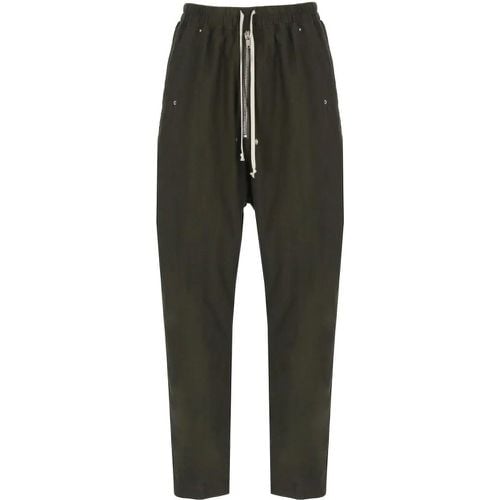 Dark Green Cotton Pants - Größe 50 - Rick Owens - Modalova