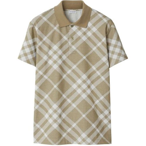 Short-Sleeved Polo Shirt - Größe L - braun - Burberry - Modalova