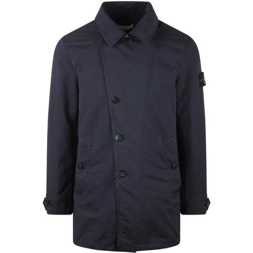 David Trench Coat - Größe S - blau - Stone Island - Modalova