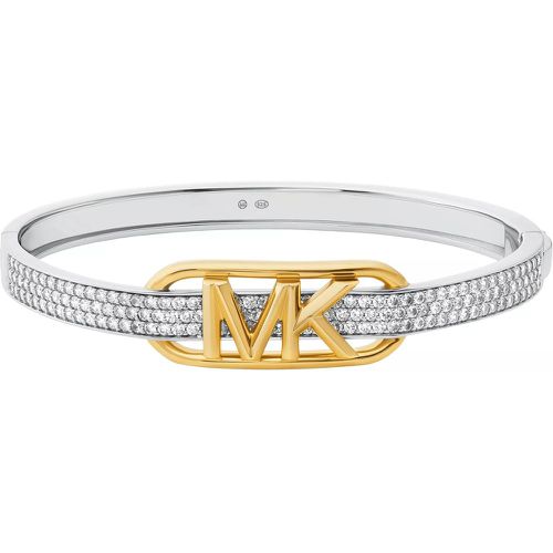 Armband - Sterling Silver Pavé Empire Link Bangle - Gr. M - in Mehrfarbig - für Damen - Michael Kors - Modalova