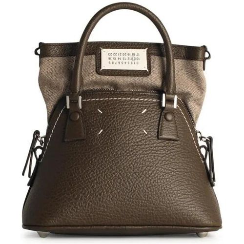 Shopper - Sac Brown Leather Bag - Gr. unisize - in - für Damen - Maison Margiela - Modalova