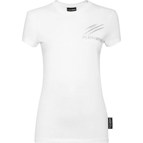 T-Shirt Slim Fit T-Shirt - Größe L - Plein Sport - Modalova